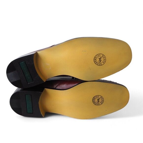 Marke Salamander Vintage Made in West Germany Leather Oxfords Brown Men's 9.5F - Picture 8 of 11